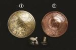 鳳凰50銭黄銅貨 桐1銭青銅貨