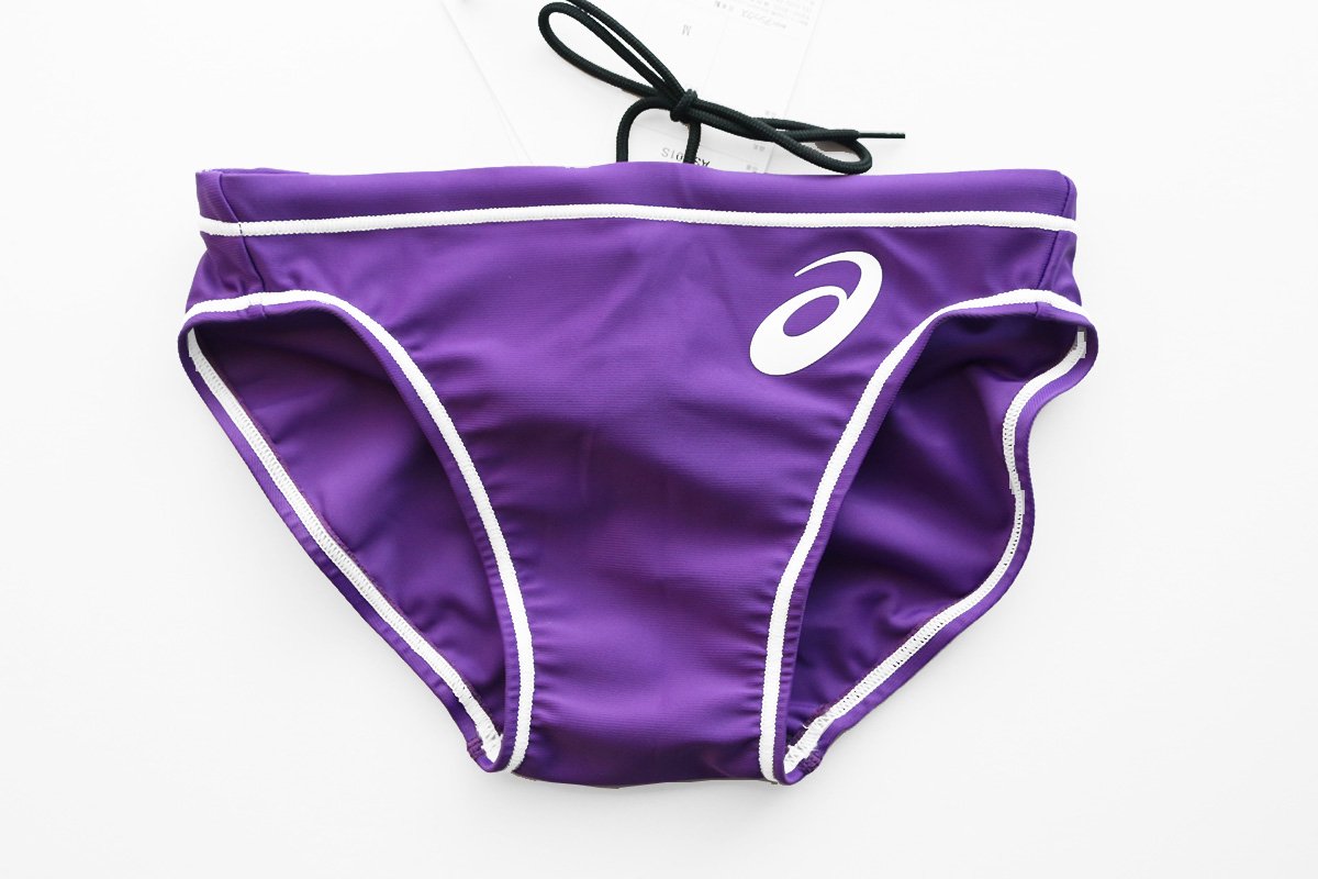 asics swimwear purple