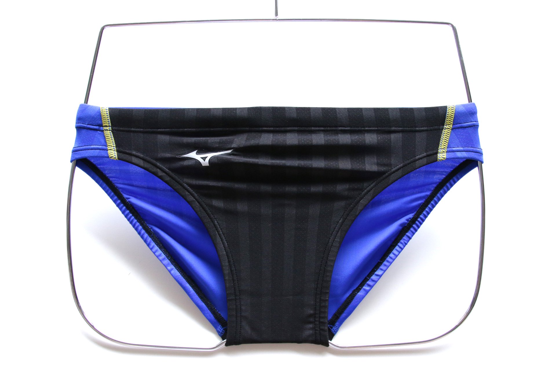 Mizuno Men's Swimwear Stream Aqucela Brief Black/Blue
