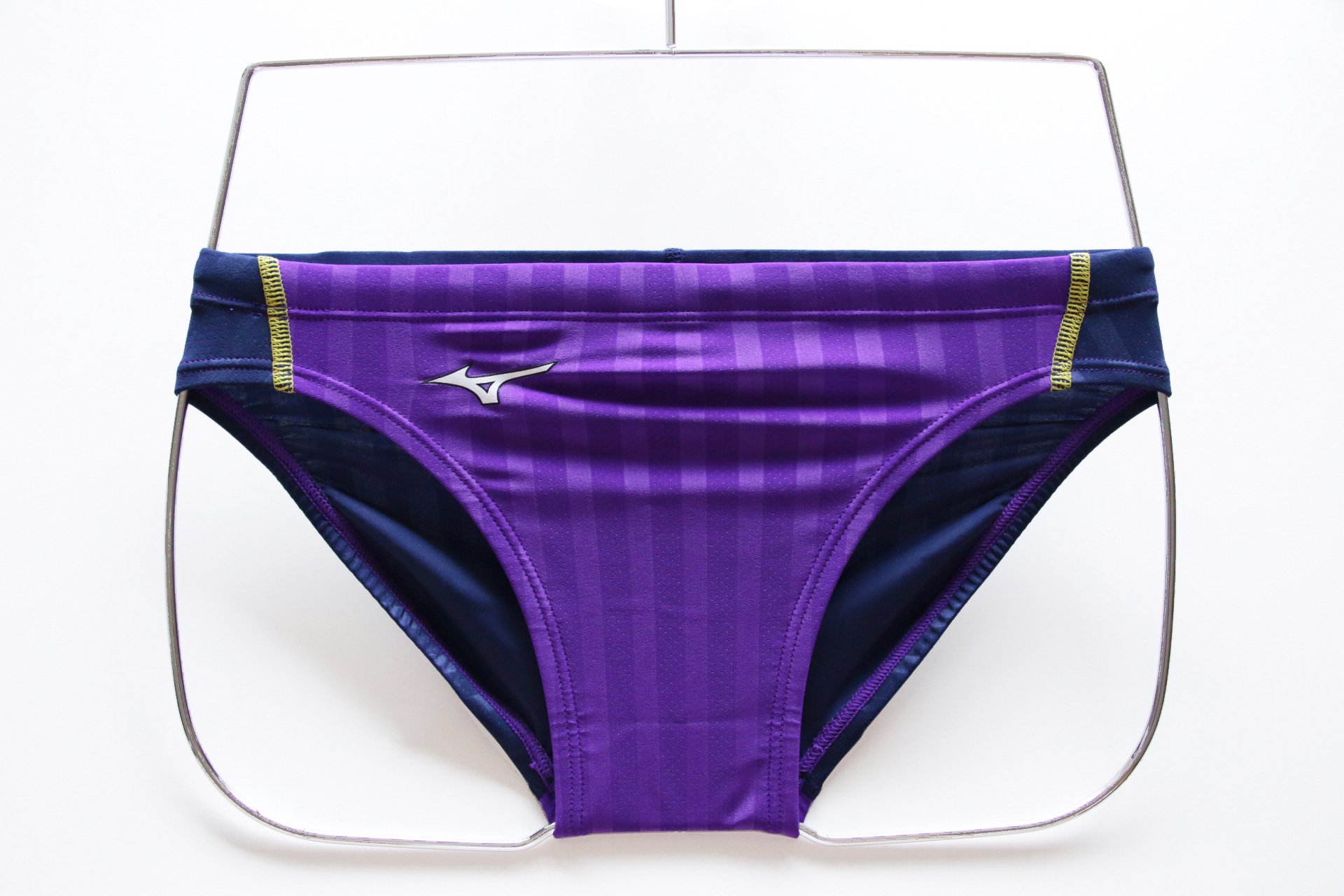 Mizuno Men's Swimwear Stream Aqucela Brief Violet/Navy