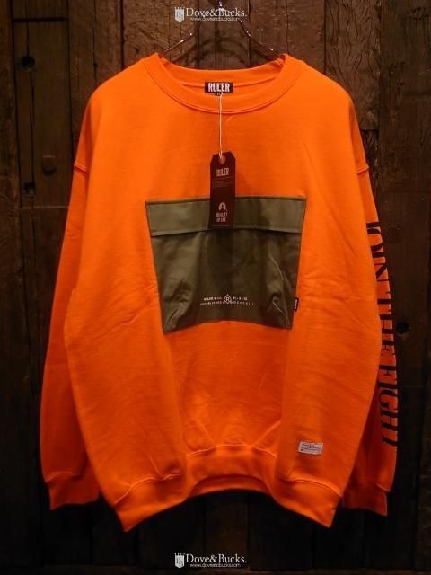 Ruler Militia Sweat Shirts Orange Thinktank Ltd Dove Bucks Web Shop