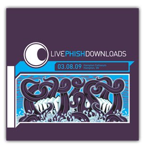LIVE PHISH CD03.08.09Hampton Coliseum, Hampton, VA- Phish Dry Goods -