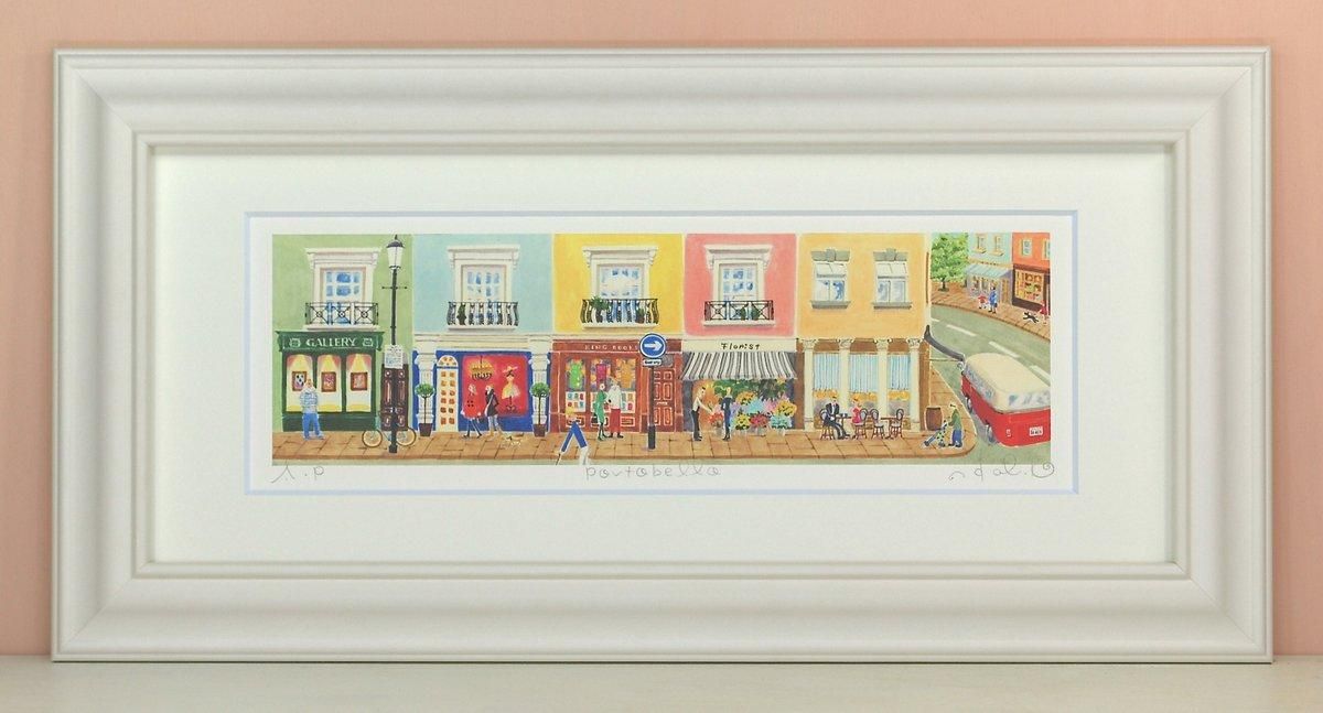 《絵画 水彩画》portobello〔栗乃木ハルミ くりのきはるみ 〕