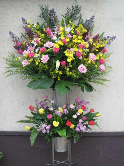 開店祝い スタンド花 はなせん 花の店 全国配達 福島県福島市 花屋