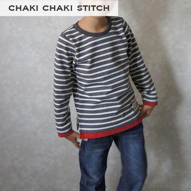 重ね着風ｔシャツ子供服型紙 型紙販売 Chaki Chaki Stitch