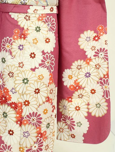 結婚式 成人式 振袖 レンタル K2167 古典桃色菊花 - 振袖の格安ネットレンタル店∥成人式用に付属品もセットでレンタルします。