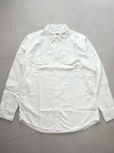CAMCO シャンブレーシャツ WHITE mens