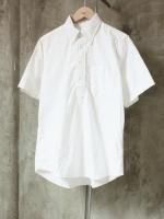 THE BAGGY オックスフォード 半袖プルオーバーシャツ WHITE mens