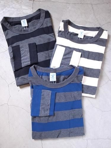 《30% OFF》 Velva Sheen 長袖ボーダーTee unisex