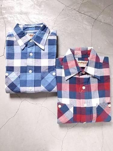 CAMCO ブロックチェックシャツ mens