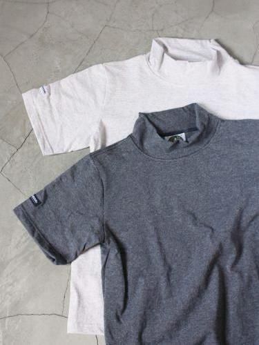 BARBARIAN モックネック半袖カットソー mens