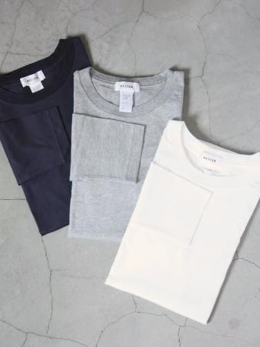 BETTER クルーネックロングスリーブTee mens