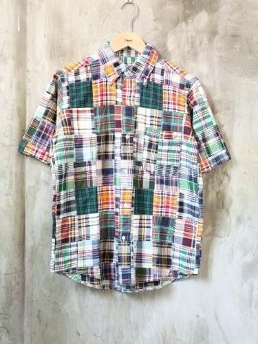 THE BAGGY マドラスパッチワークシャツ mens