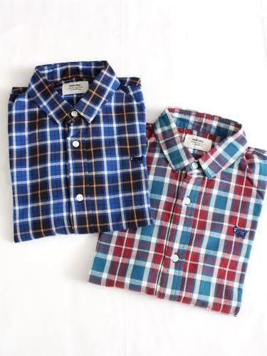 weac. パグちゃんシャツ CHECK unisex
