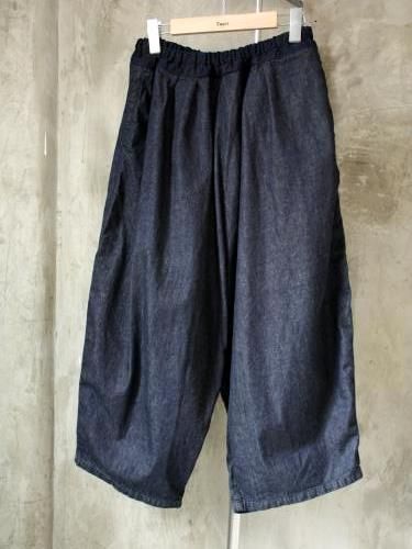 Ordinary fits BALL PANTS denim NAVY ladies