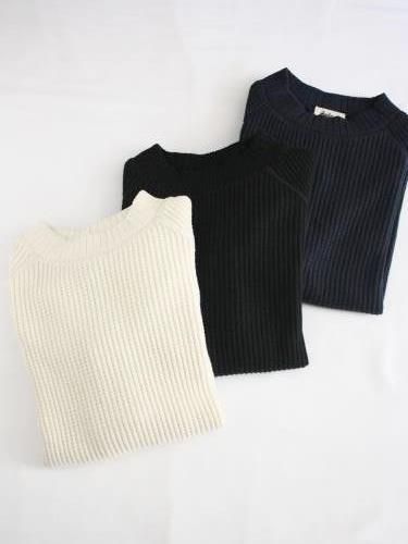 Jackman コットンワッフルセーター unisex