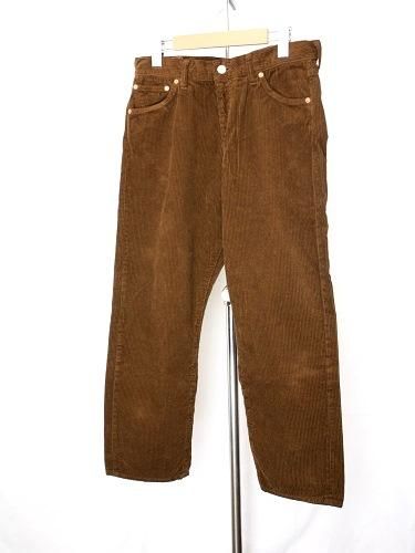 EEL Products 冬の砂浜デニム コーデュロイVer. BROWN unisex