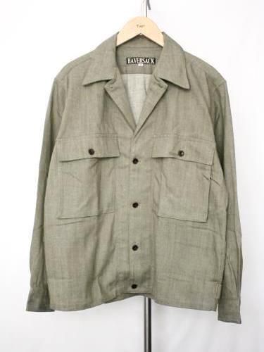 HAVERSACK グリーンデニムジャケット mens