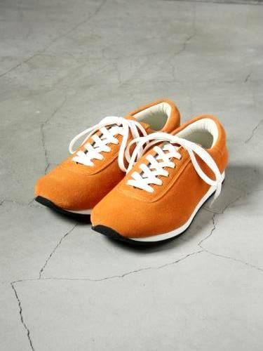 《30% OFF》blueover mikey スウェードスニーカー ORANGE unisex