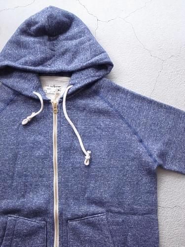 Kepani スウェットパーカー フルジップ navy unisex