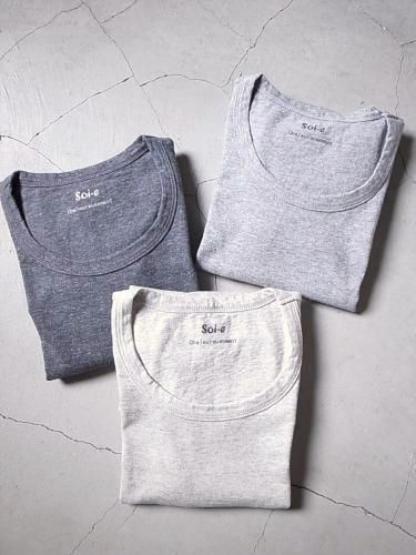《30% OFF》 Soi-e コットンウール天竺カットソー ladies