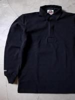 BARBARIAN ラガーシャツ ブラック mens