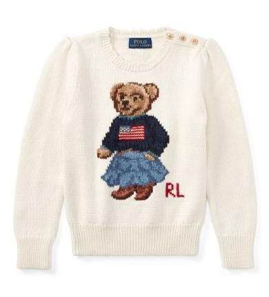 polo bear cotton jumper