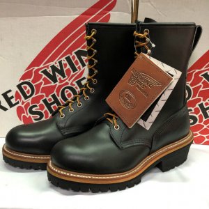 red wing steel toe logger