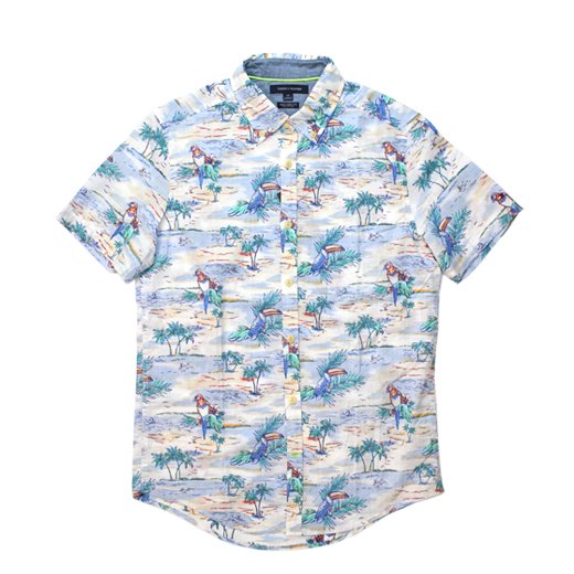 tommy hilfiger tropical shirt