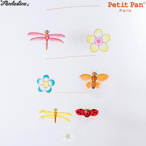 Petit Pan プチパン 花と昆虫のモビール Mobile Bugs And Flowers