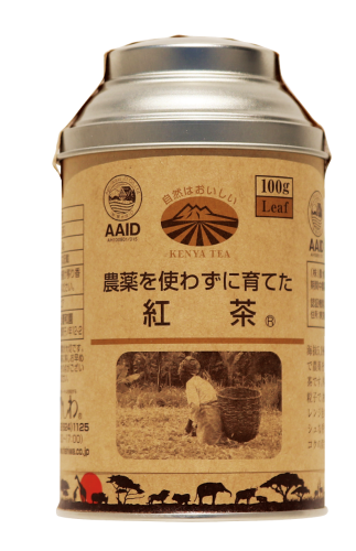 【缶タイプ】 農薬を使わずに育てた紅茶　リーフティー100ｇ