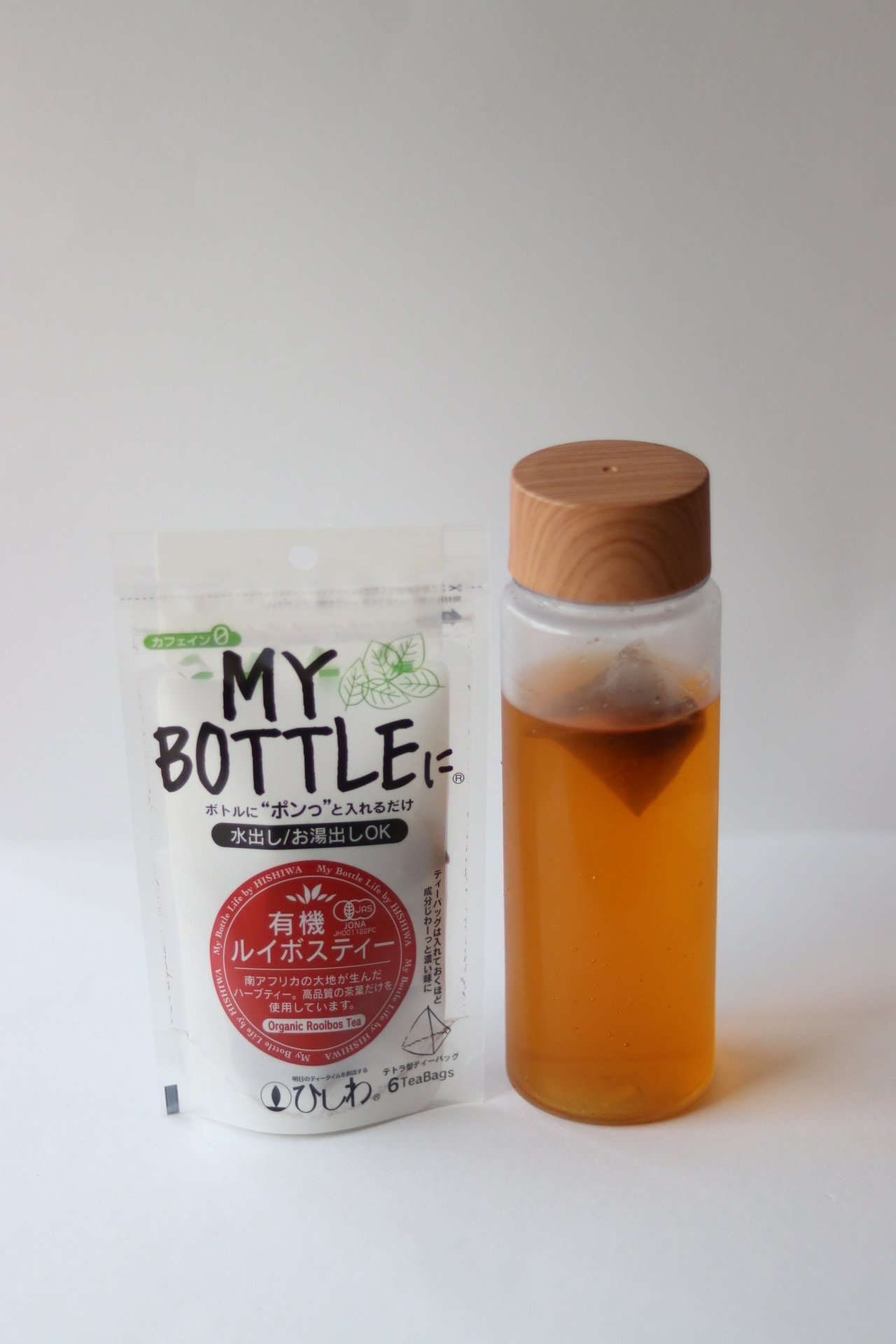 マイボトル 有機ルイボスティー ティーバッグ 6袋 - 無農薬・オーガニックの紅茶・緑茶・健康茶を販売ーお茶の”ひしわ”