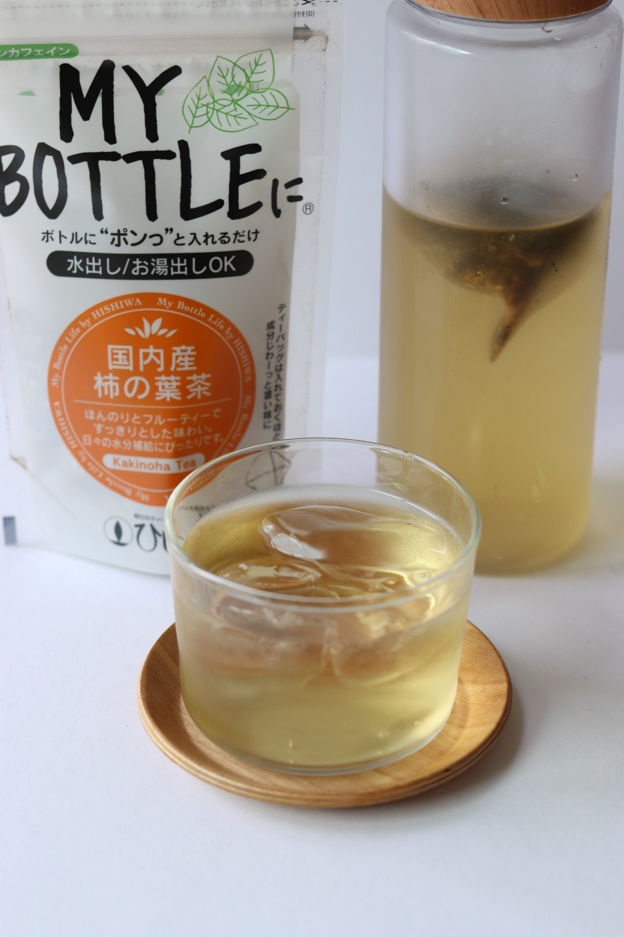 マイボトル 国内産柿の葉茶 ティーバッグ 6袋 - 無農薬・オーガニックの紅茶・緑茶・健康茶を販売ーお茶の”ひしわ”