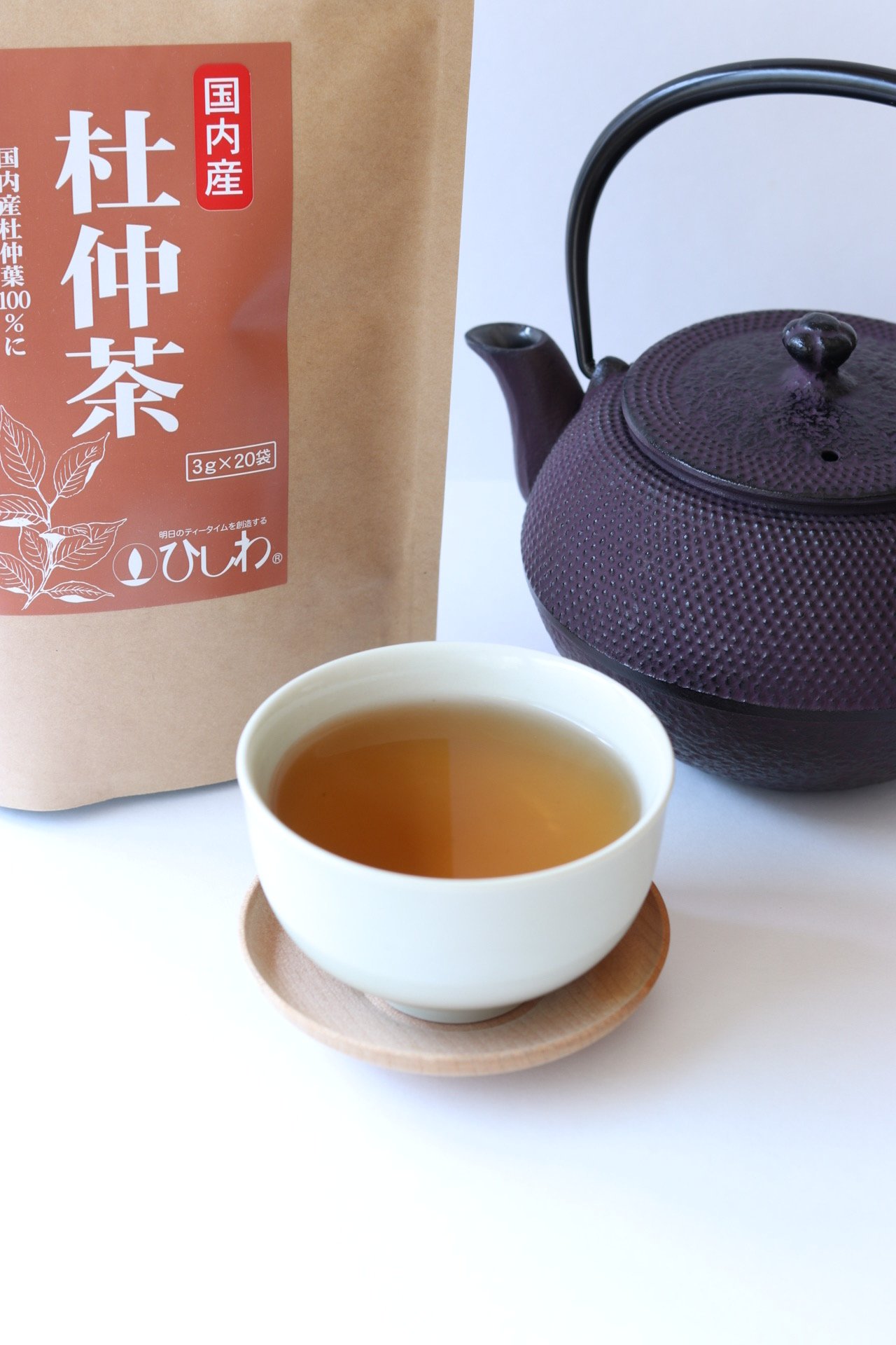 お得な10個セット】国内産杜仲茶 ティーバッグ 20袋 - 無農薬・オーガニックの紅茶・緑茶・健康茶を販売ーお茶の”ひしわ”