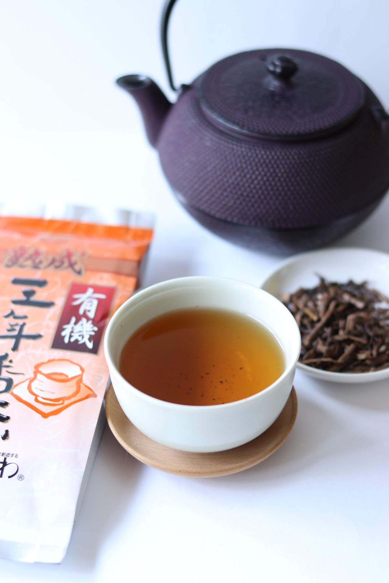 有機熟成三年番茶 80g 無農薬・オーガニックの紅茶・緑茶・健康茶を販売ーお茶の”ひしわ”