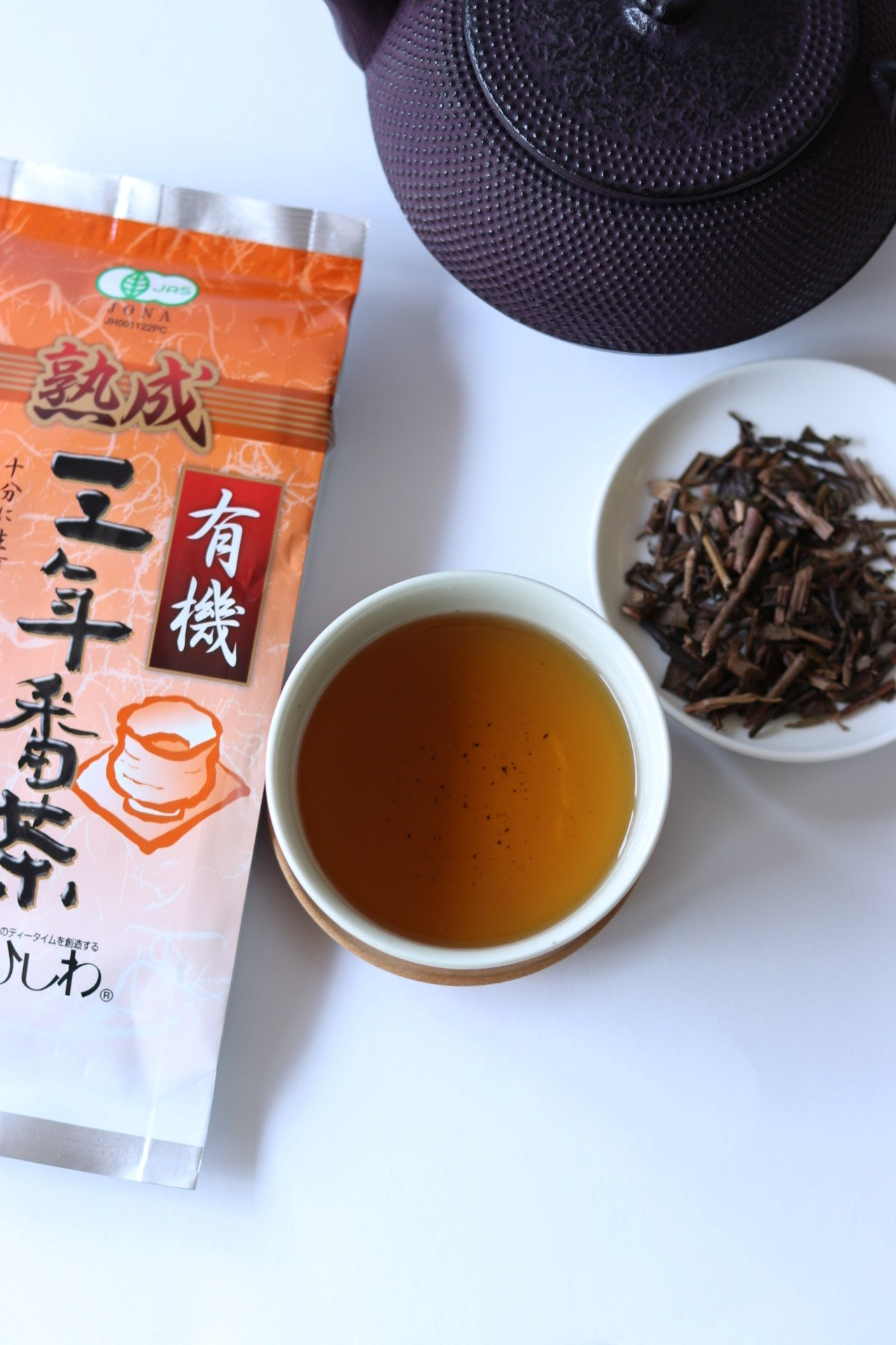 お得な10個セット】有機熟成三年番茶 80g - 無農薬・オーガニックの紅茶・緑茶・健康茶を販売ーお茶の”ひしわ”