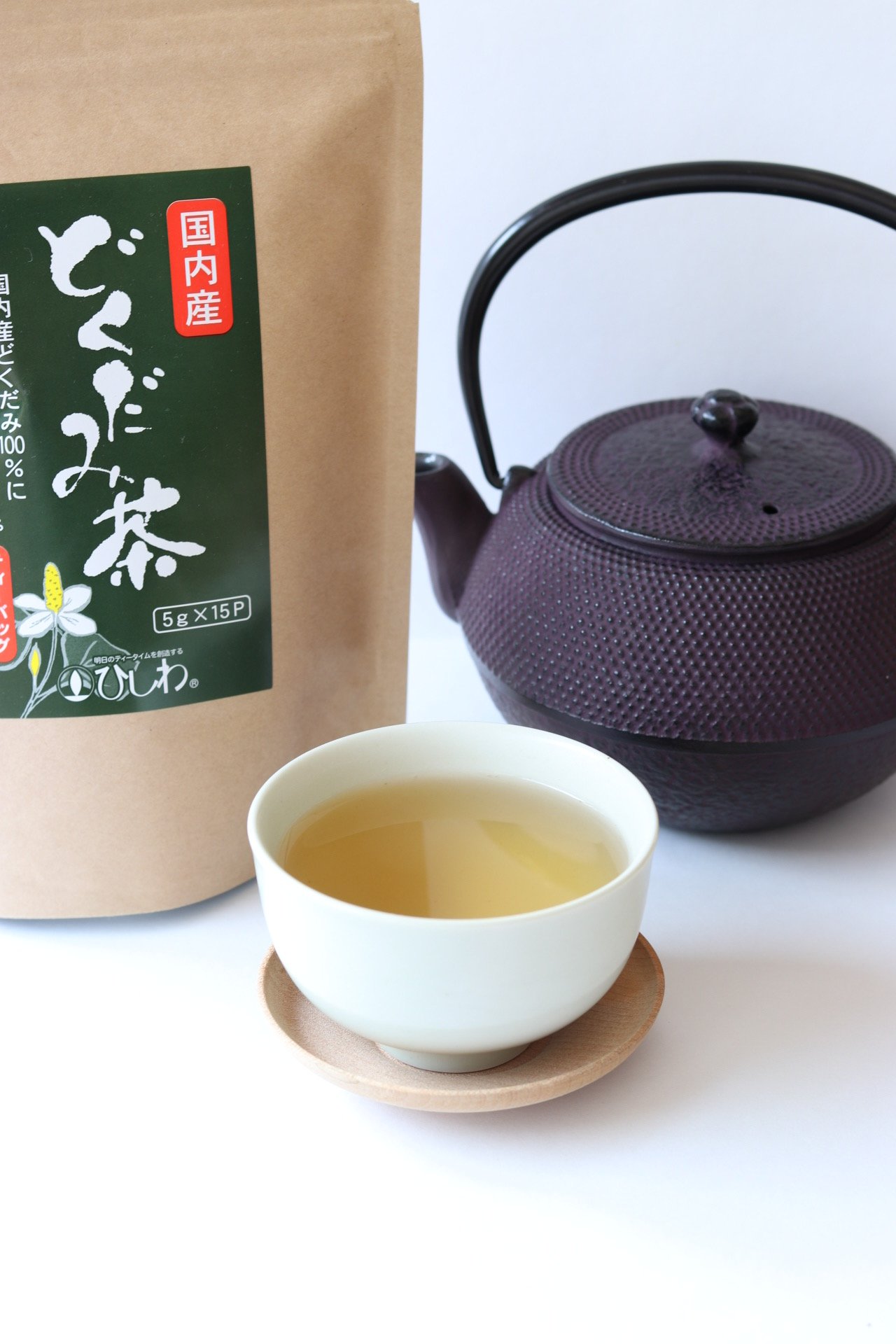 国内産どくだみ茶 ティーバッグ 15袋 - 無農薬・オーガニックの紅茶