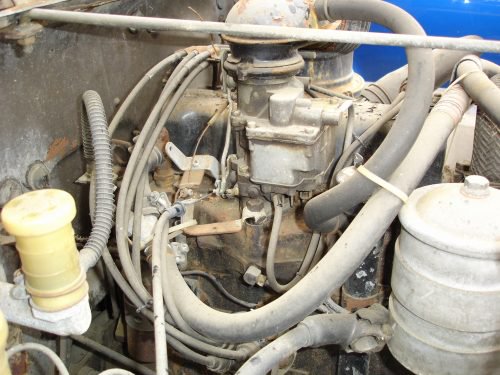 47年式三菱ジープ、JH4ロングストロークエンジン