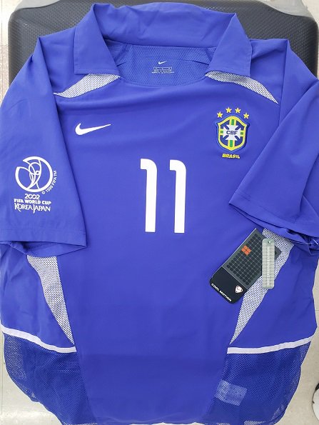ブラジル代表 2002W杯 #11 ロナウジーニョ ユニフォーム - ウェア