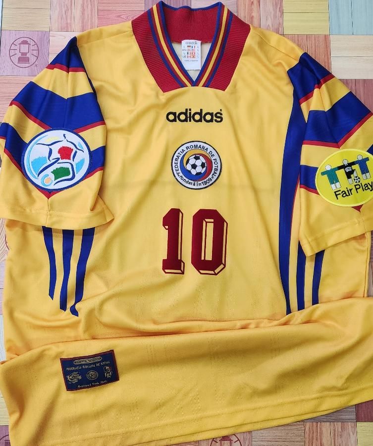 ハジ ユニフォーム ルーマニア サッカー ワールドカップ イタリア 10 ルーマニア（H） 1994 USA W杯 ハジ＃10