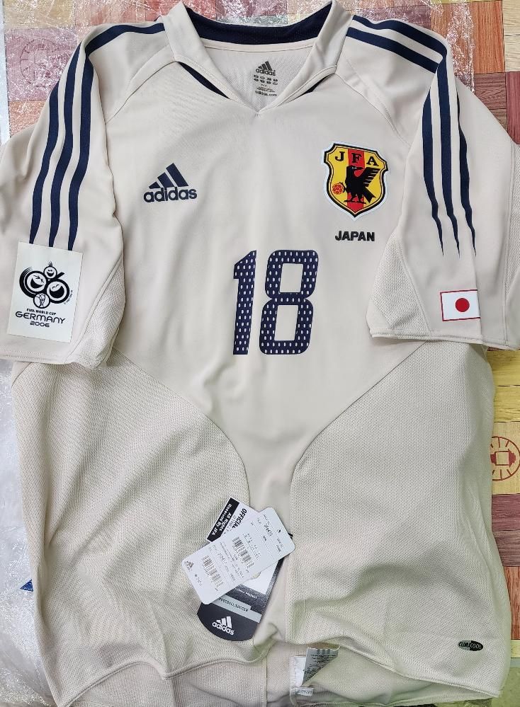 日本代表 サッカーウェア ONO 18 Shinji Ono 18 JAPAN Football Soccer Jersey Blue World Cup