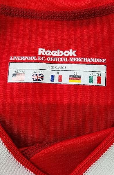 【PLパッチ付き】ジェラード ＃８ リバプール ０４／０５（H）Reebok PLパッチ付き】ジェラード ＃8 リバプール 04／05（H