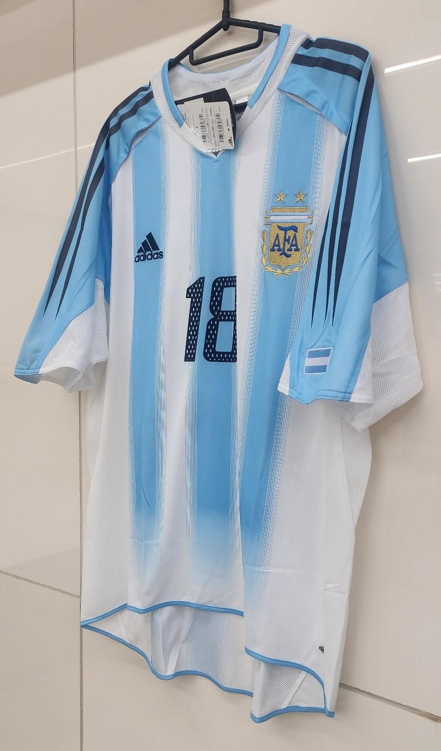 アルゼンチン代表 メッシ 18番 ユニフォーム adidas アルゼンチン代表 06/07 ユニフォーム ホーム 半袖 #18
