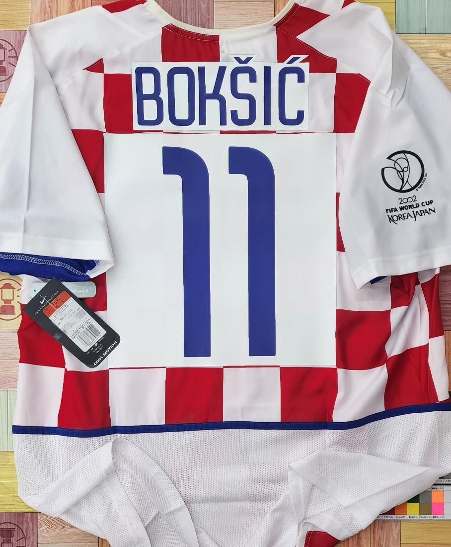 【正規品 オーセンティック】2002W杯クロアチア代表 ボクシッチ L ナイキ 正規品 オーセンティック】2002W杯クロアチア代表 ボクシッチ L