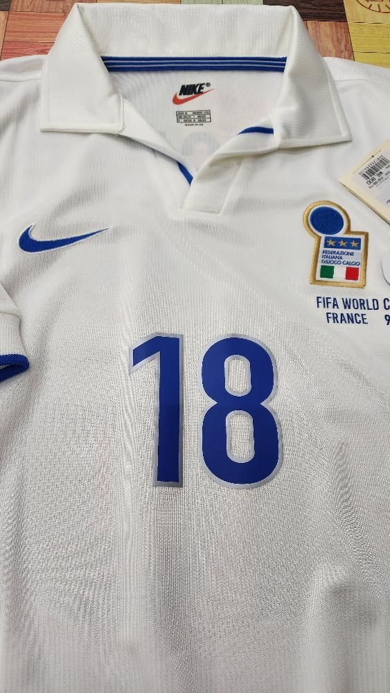イタリア（A）1998 フランスW杯 BAGGIO R,#18 + WC 98 胸