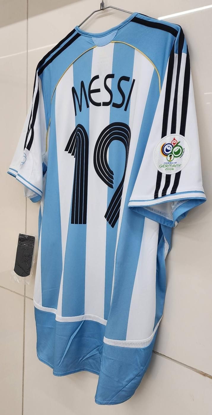 【最終値下】【テベス】【未使用品】【大きなサイズ】アルゼンチン代表(2006) アルゼンチン代表 ホーム＆アウェイ 06シーズンモデル ドイツW杯