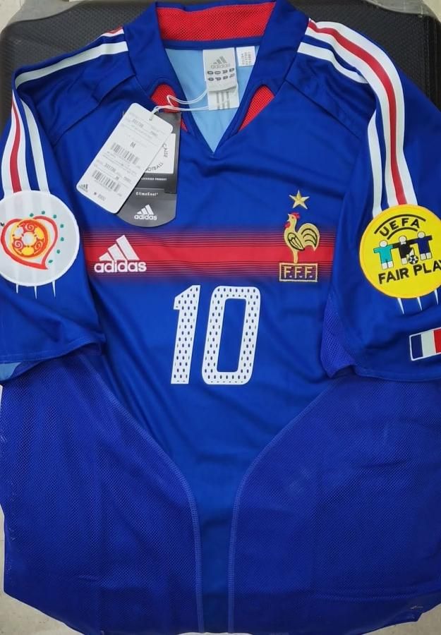 EURO2004 フランス代表 ジデジーヌ・ジダン ユニフォーム（H） フランス代表（H) EURO2004 オーセンティック ジダン＃10