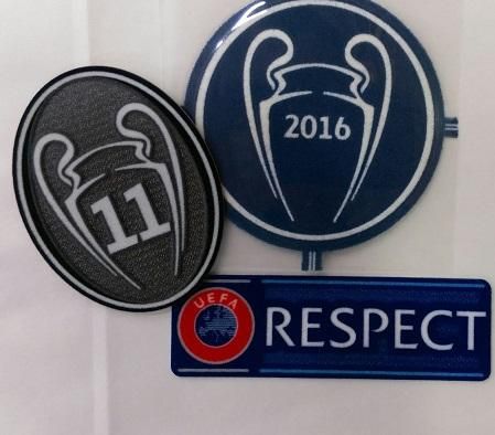レアル、マドリード 16/17 UEFA CL オフィシャルパッチ3個 レアル、マドリード 16/17 UEFA CL オフィシャルパッチ3個