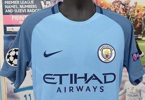 マンチェスターシティ　選手支給品　Pre-Match Shirt L マンチェスターシティ 選手支給品 Pre-Match Shirt L