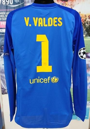 FCバルセロナ (GK) 13/14 選手支給 CL用 V,バルデス#1